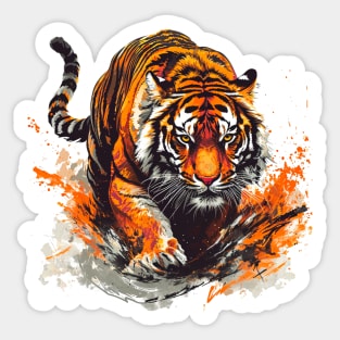 Crouching Tiger Sticker